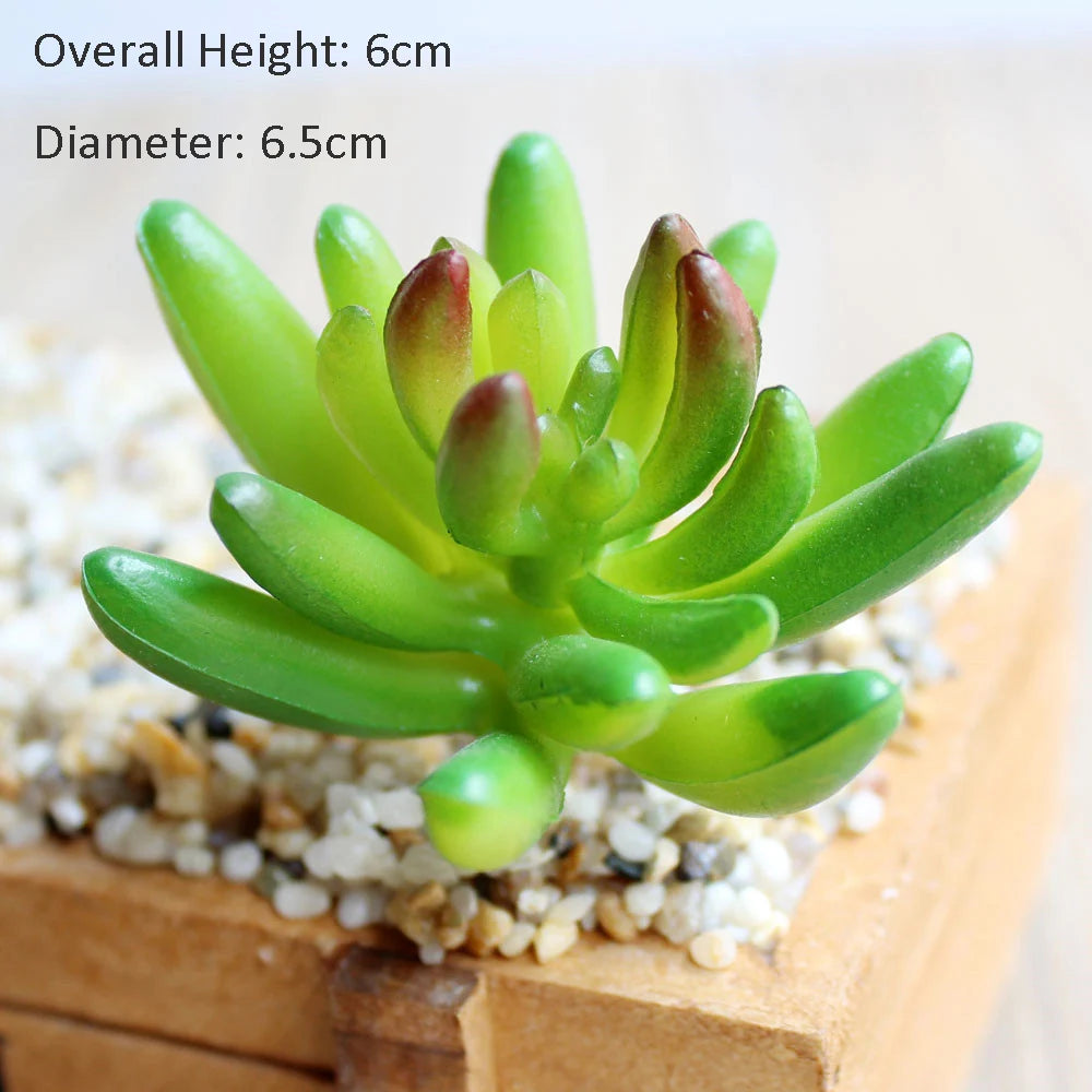 Green Mini Bonsai Artificial Succulents Plants Home Garden Decoration Fake Plants 39 Styles Pick Up DIY plante artificielle