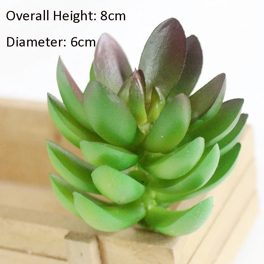 Green Mini Bonsai Artificial Succulents Plants Home Garden Decoration Fake Plants 39 Styles Pick Up DIY plante artificielle