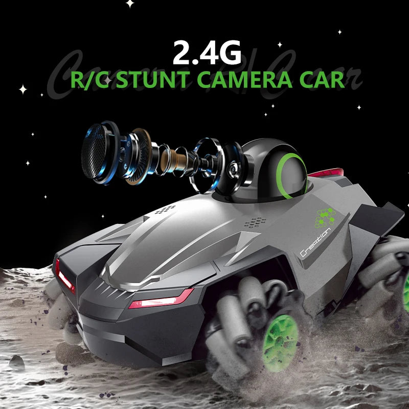 Remote Control Car Children With WIFI FPV HD Camera 2.4G Car 360 Degree Rotation Off Road Rc Drift Stunt Car For Boys Gift Toys