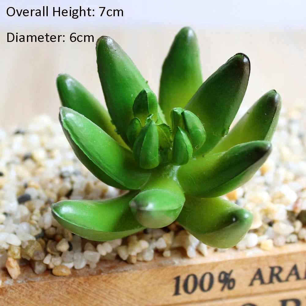 Green Mini Bonsai Artificial Succulents Plants Home Garden Decoration Fake Plants 39 Styles Pick Up DIY plante artificielle