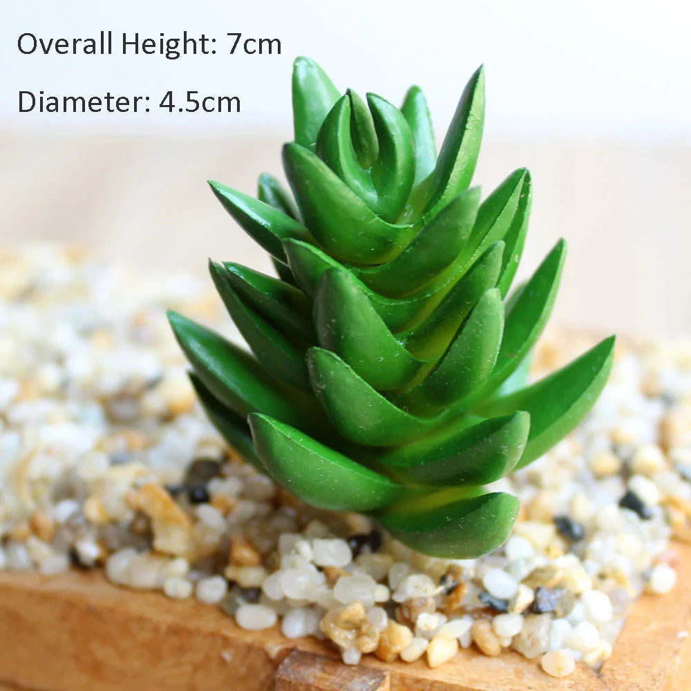 Green Mini Bonsai Artificial Succulents Plants Home Garden Decoration Fake Plants 39 Styles Pick Up DIY plante artificielle