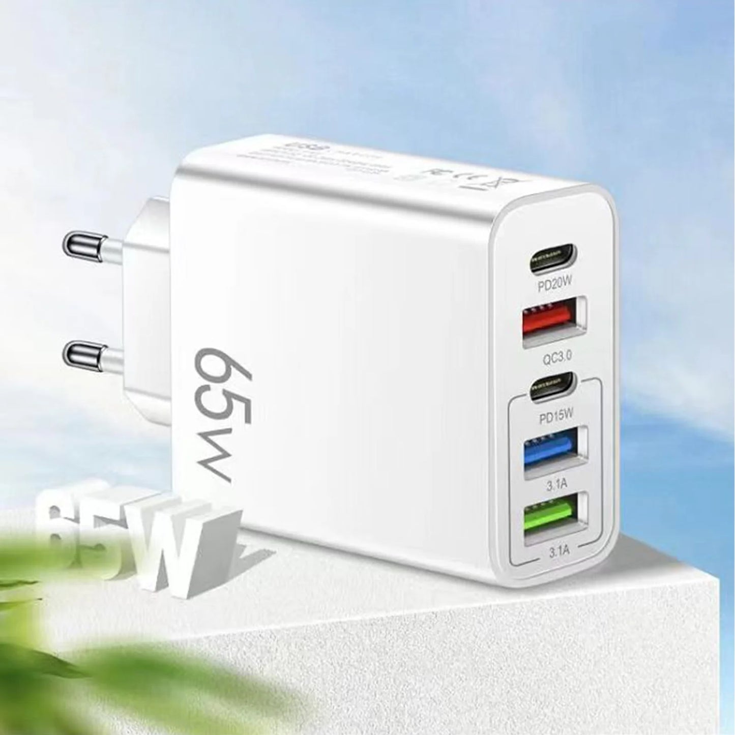 5 port  EU Standard USB  for All Phone Travel Portable Mobile Plug Charger Power Adapter Universal