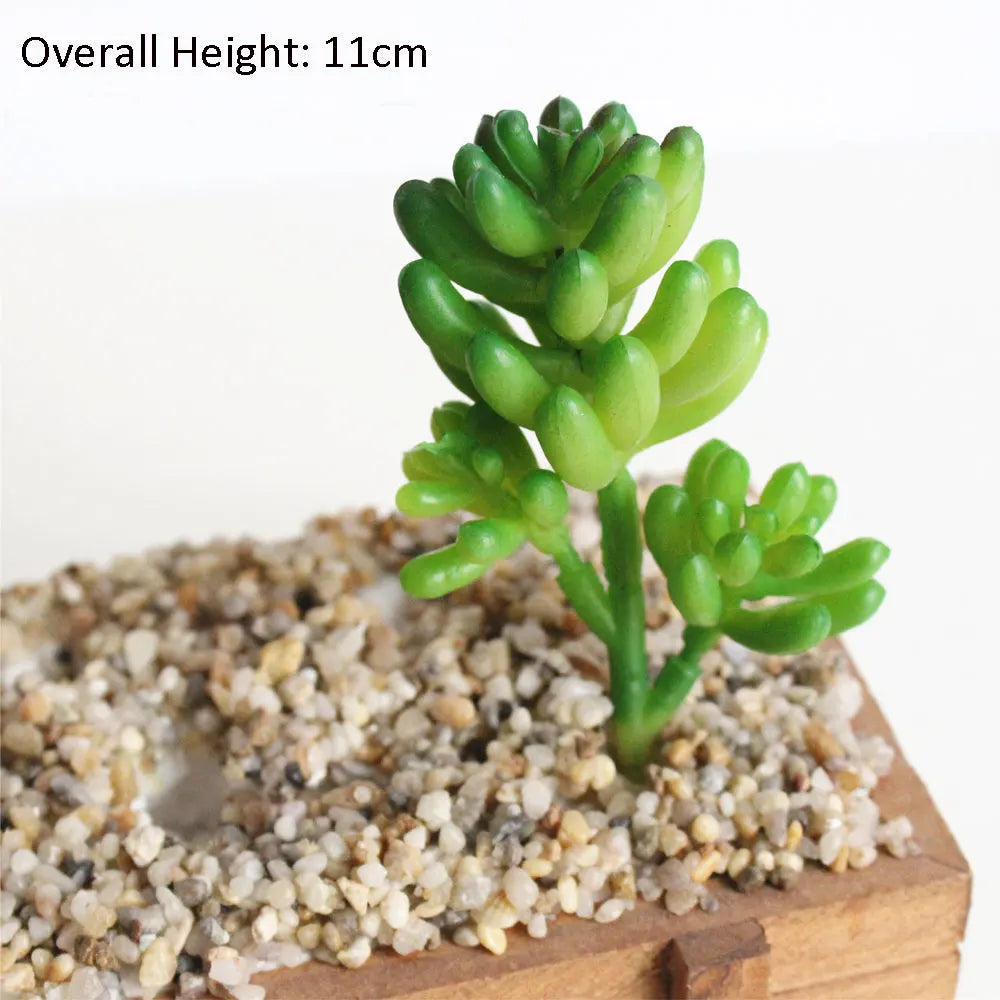 Green Mini Bonsai Artificial Succulents Plants Home Garden Decoration Fake Plants 39 Styles Pick Up DIY plante artificielle