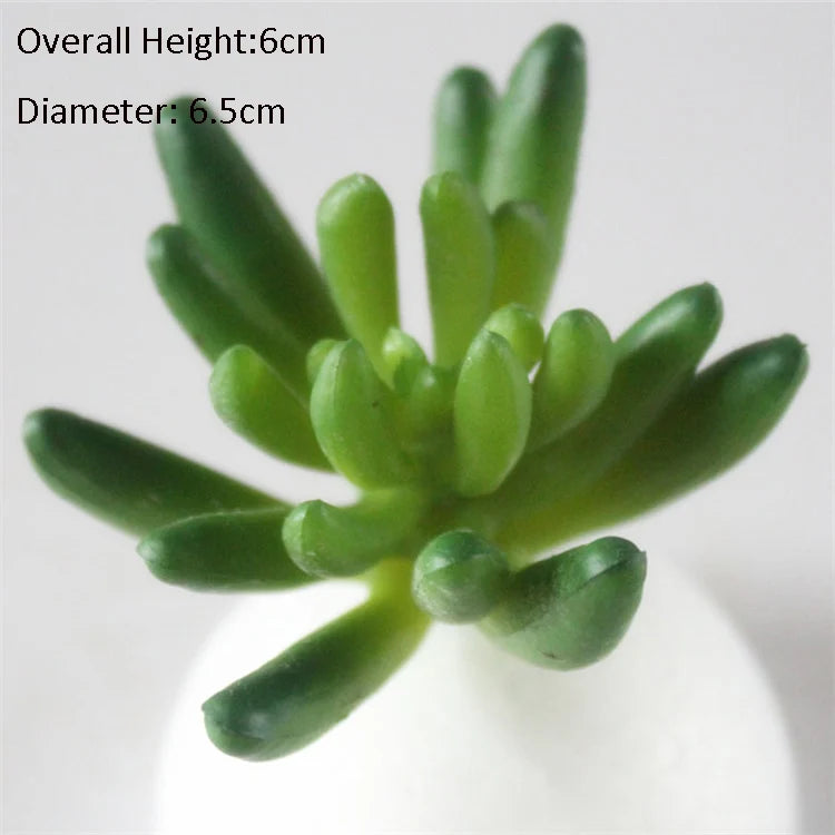 Green Mini Bonsai Artificial Succulents Plants Home Garden Decoration Fake Plants 39 Styles Pick Up DIY plante artificielle