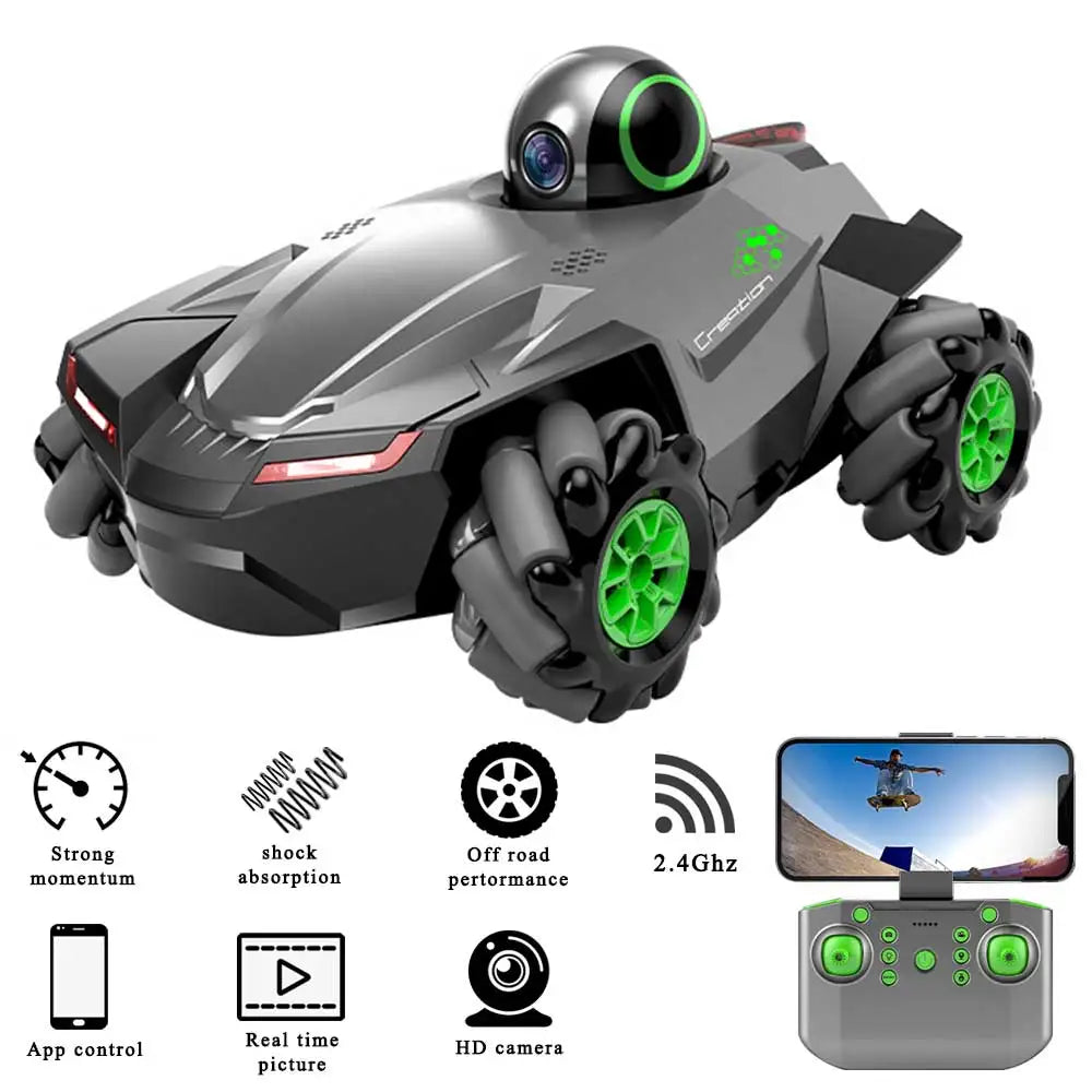 Remote Control Car Children With WIFI FPV HD Camera 2.4G Car 360 Degree Rotation Off Road Rc Drift Stunt Car For Boys Gift Toys