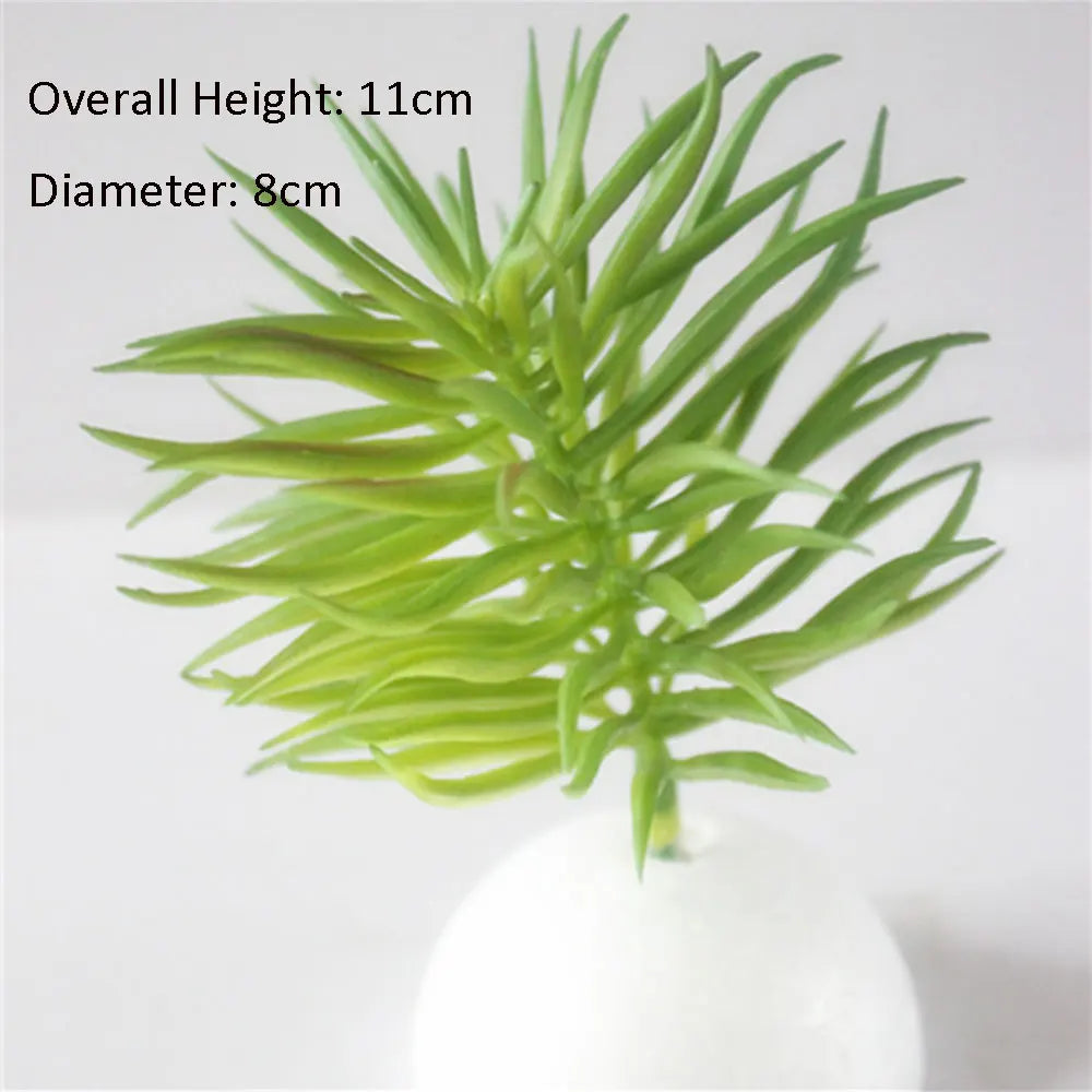 Green Mini Bonsai Artificial Succulents Plants Home Garden Decoration Fake Plants 39 Styles Pick Up DIY plante artificielle