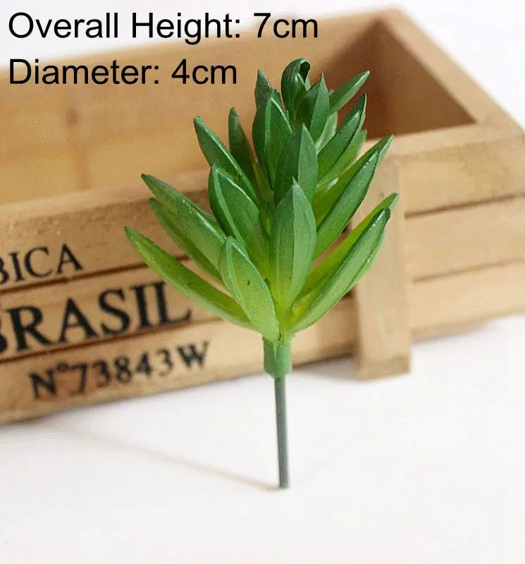 Green Mini Bonsai Artificial Succulents Plants Home Garden Decoration Fake Plants 39 Styles Pick Up DIY plante artificielle